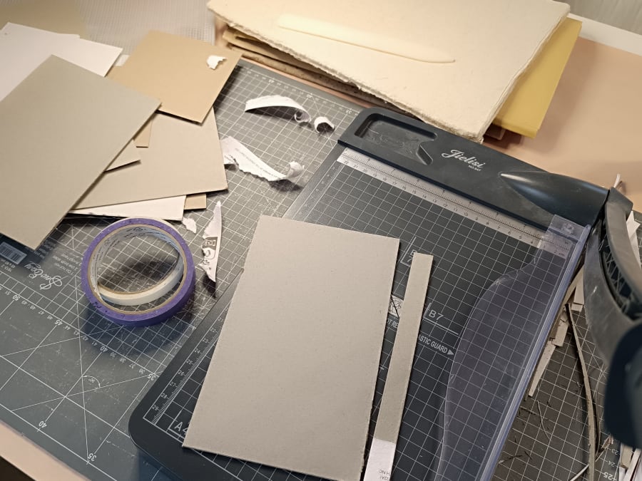 Japanese sewing notebook workshop in Peymeinade