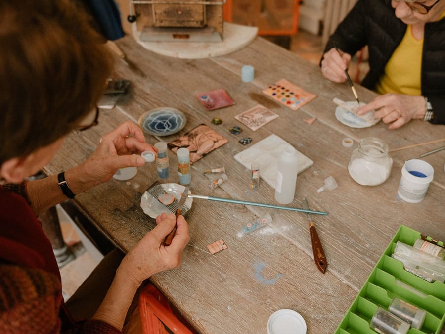 Taller de cobre esmaltado de Limoges (87)