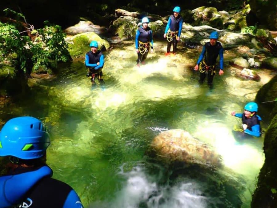 Canyoning au canyon du Furon Partie haute à Engins (38)