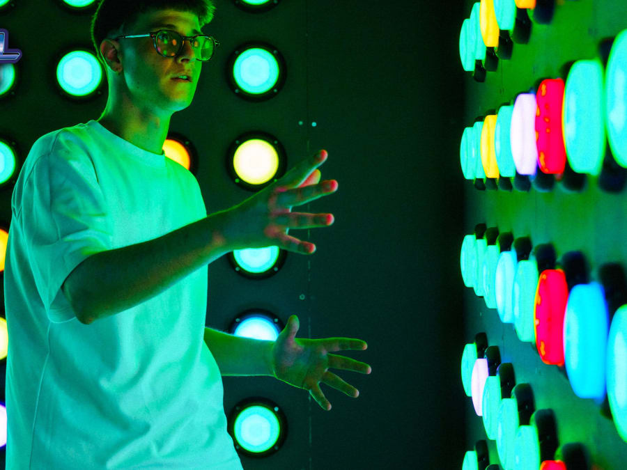 Pixel Rush, juego de acción interactivo en Lyon