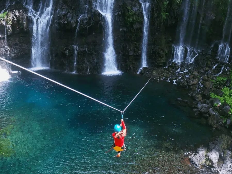 Barranquismo en el cañón del Circo de Cilaos (97)