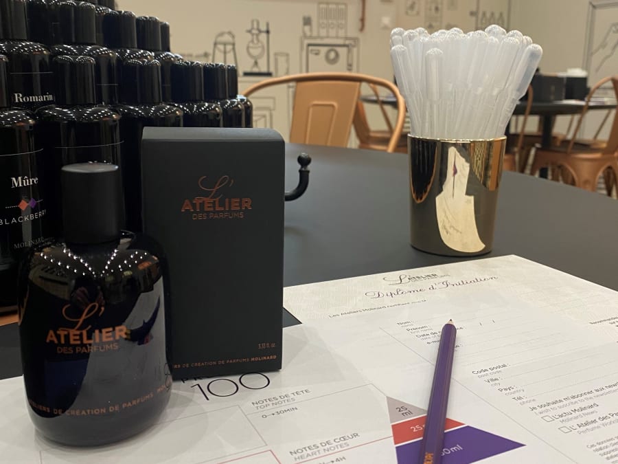 Atelier premium création de parfum à Grasse Bastide (06)