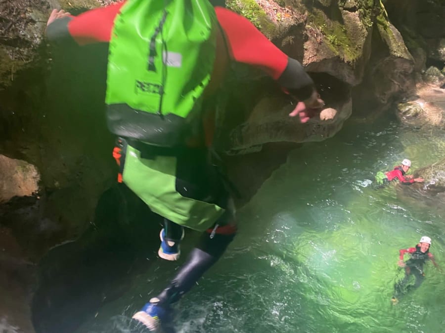 Canyoning au canyon du Furon bas à Sassenage (38)