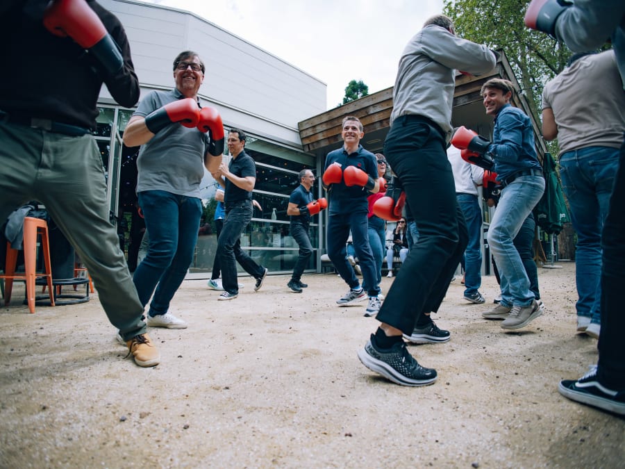Team Building "Lunch Boxe" avec un sportif de haut niveau