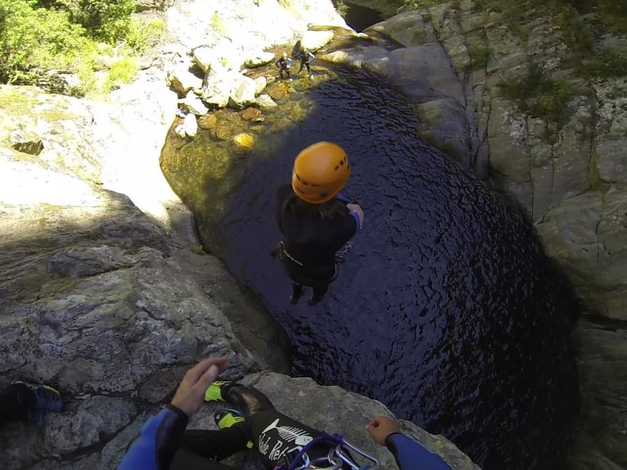 Canyoning Sportif Dans Les Gorges De Llech (66)