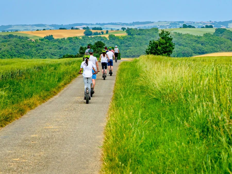 Balade en trottinette électrique à Auch (32)
