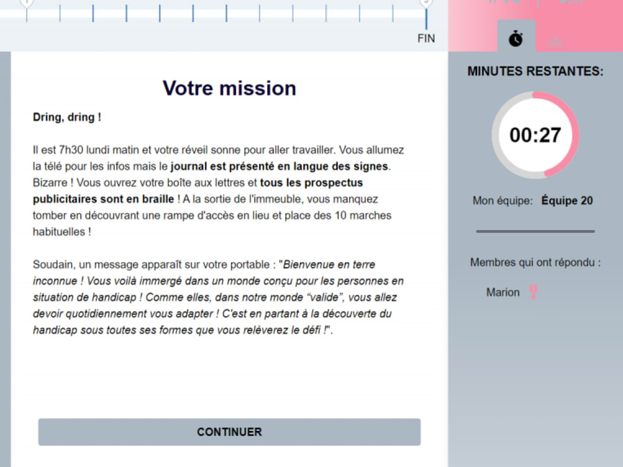 Team Building Handicap "Out of The Box"