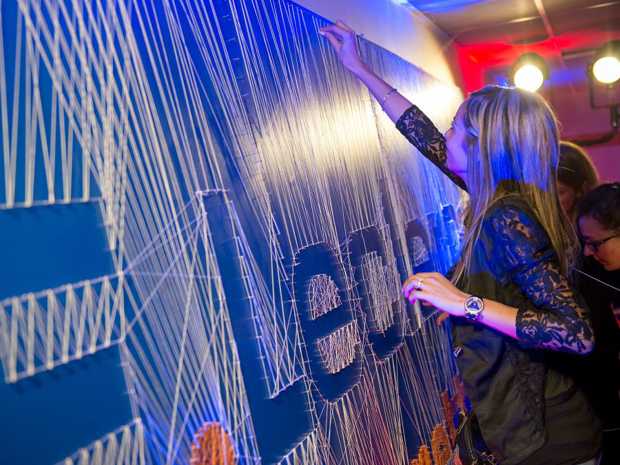 Team Building fresque string art participative