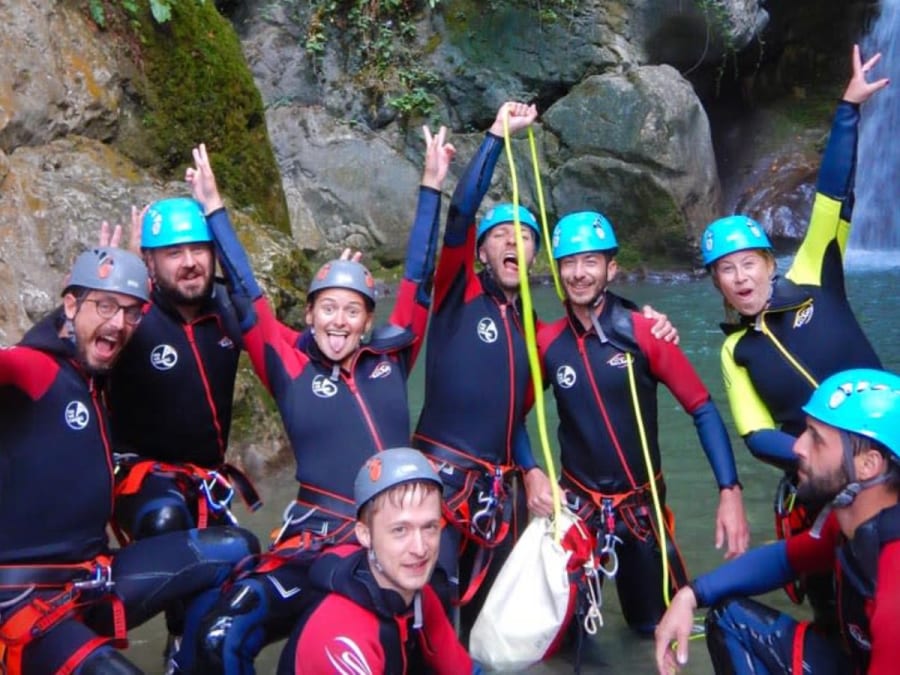 Canyoning au canyon du Versoud à La Rivière (38)