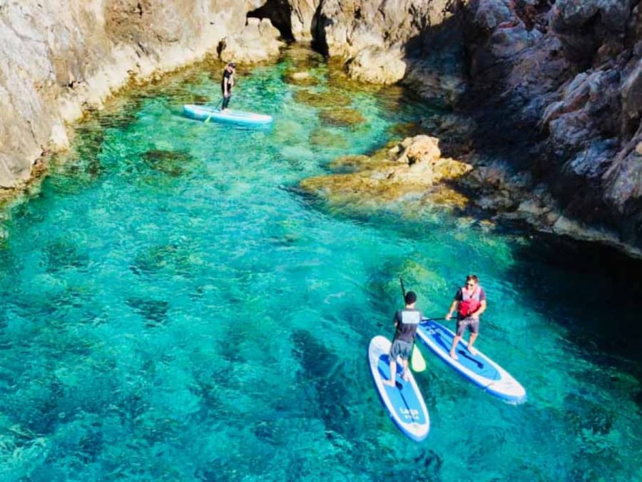 Passeio guiado de Stand Up Paddle em Aucanada
