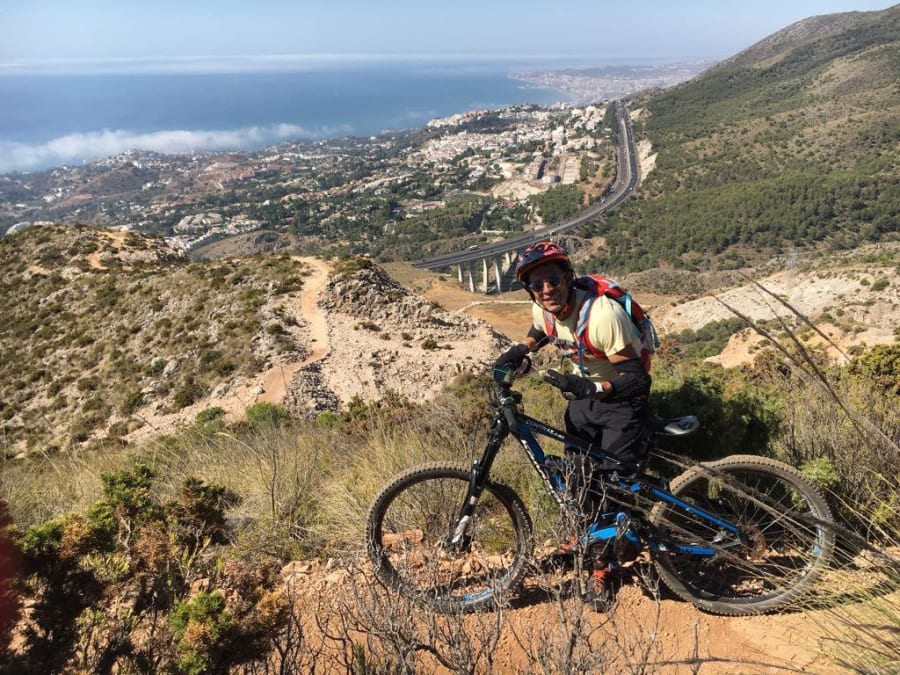 Visite guidée de la Cañada del Lobo en E-Bike à Torremolinos