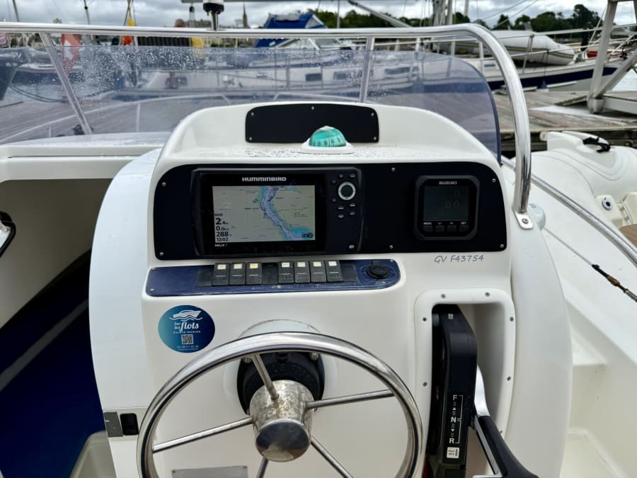 Location de bateau avec permis 7 pers. à Combrit Sainte-Marine