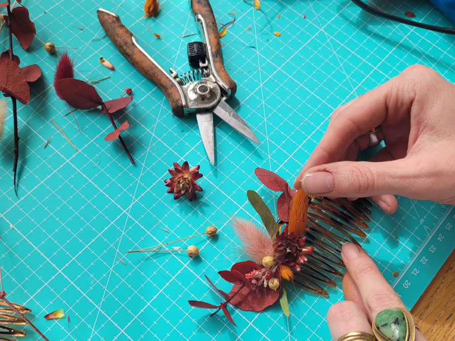 Team Building création accessoire de coiffure à Lyon 2ème