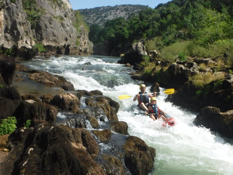 Team Building Rafting dans les Gorges de l'Hérault