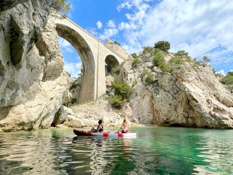 Demi-journée encadrée en kayak à Marseille
