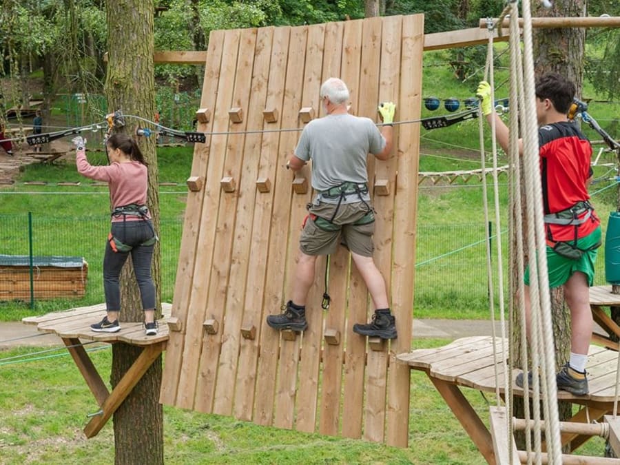 Anniversaire à l'accrobranche de Forbach (57)