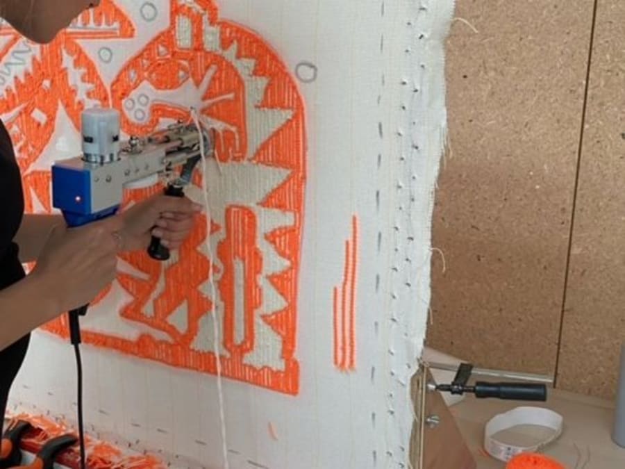 Atelier d'initiation au Tufting sur une journée à Lille (59)