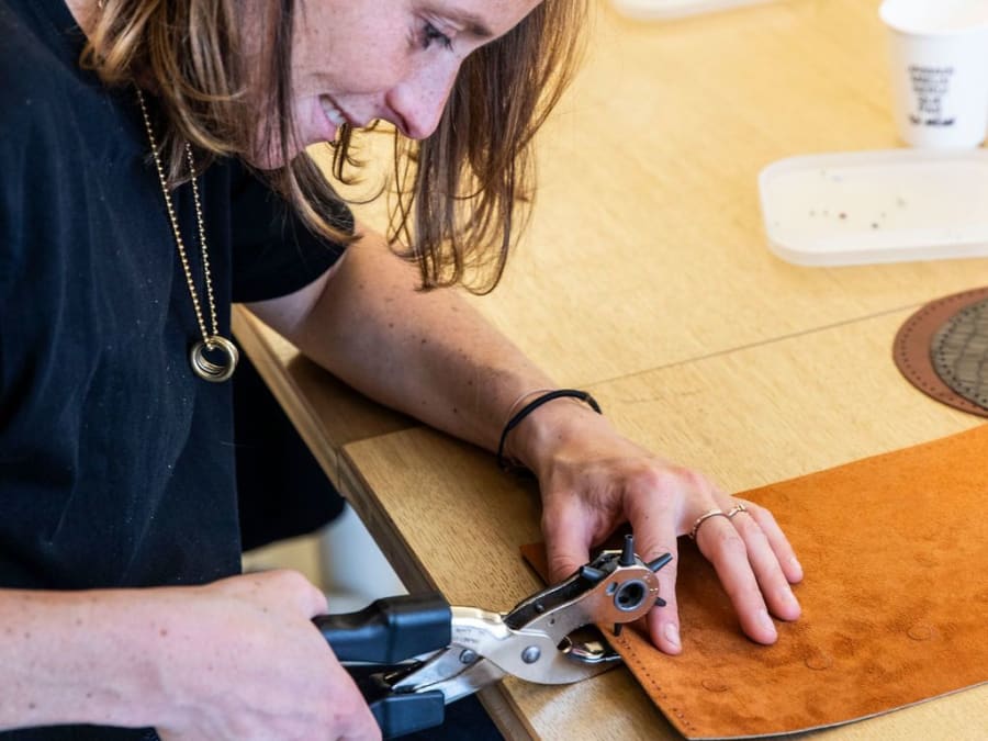 Pequeño taller de marroquinería en Marsella