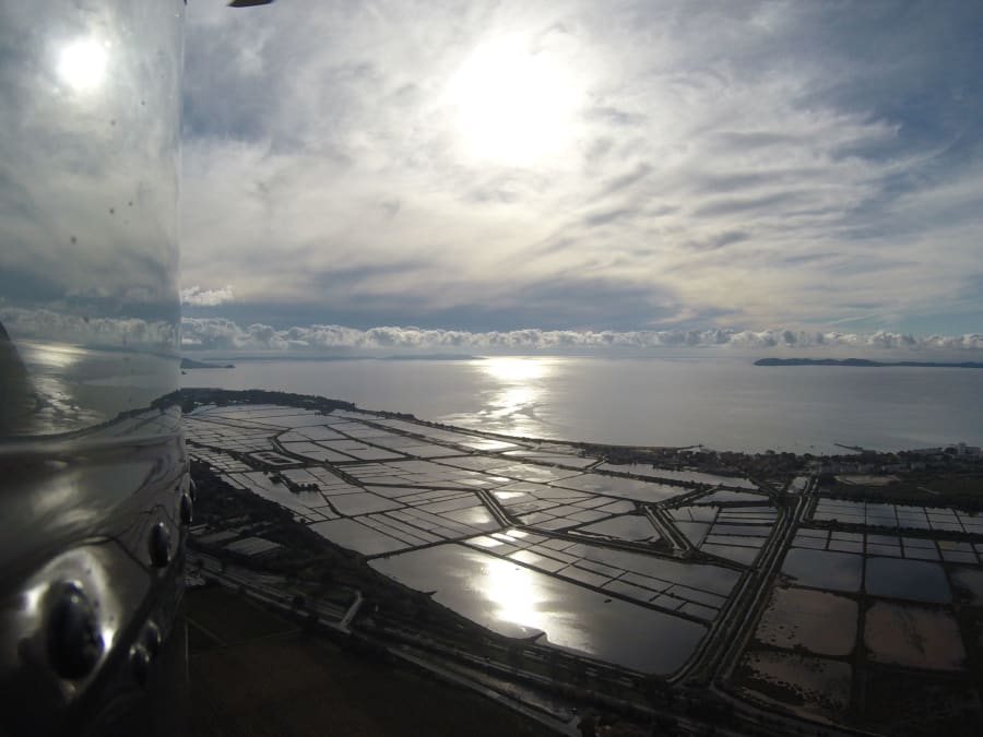 Helicopter flight in Hyères (83)