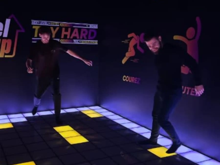 Level Up, dalles interactives à Flins-sur-Seine (78)