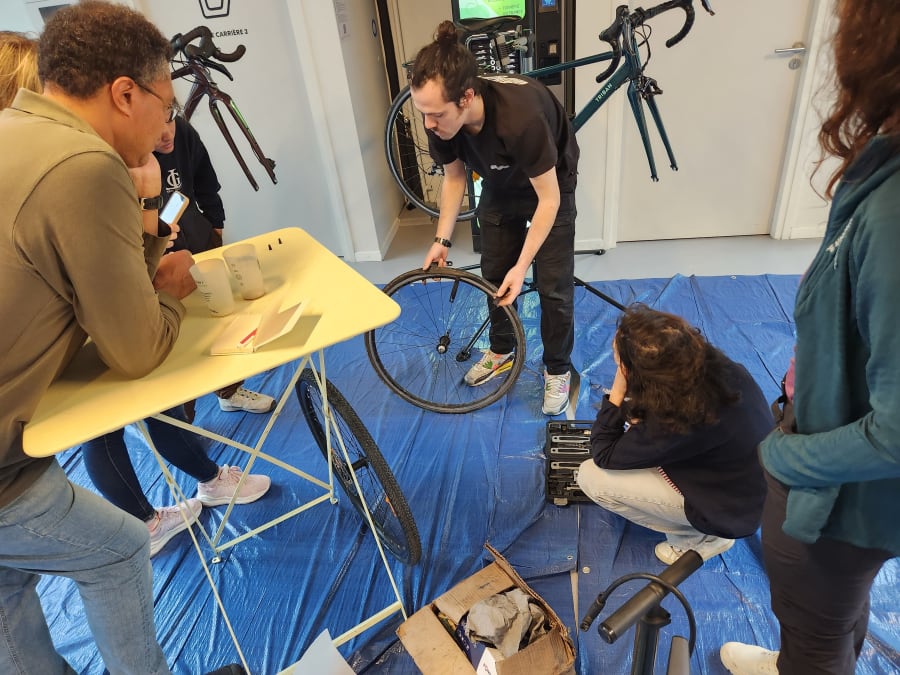 Team Building initiation à la réparation du vélo à Lyon 2ème