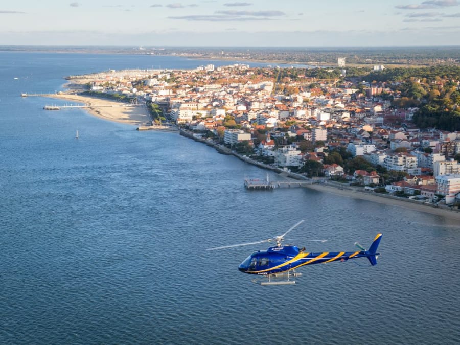 Vuelo en helicóptero sobre la Duna del Pilat (33)