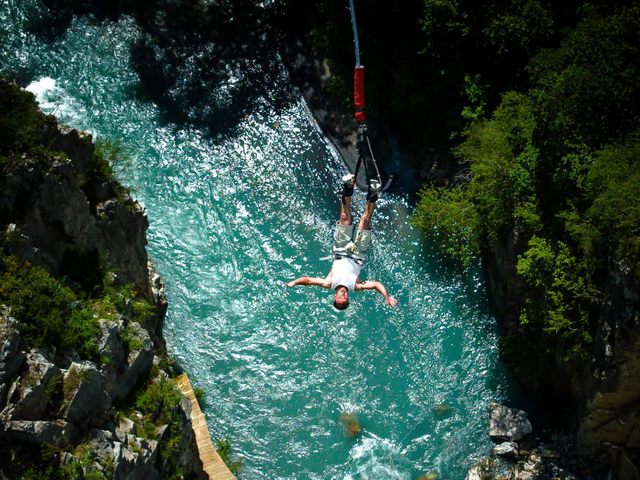 Bungee jumping at Pont de Ponsonnas (38)