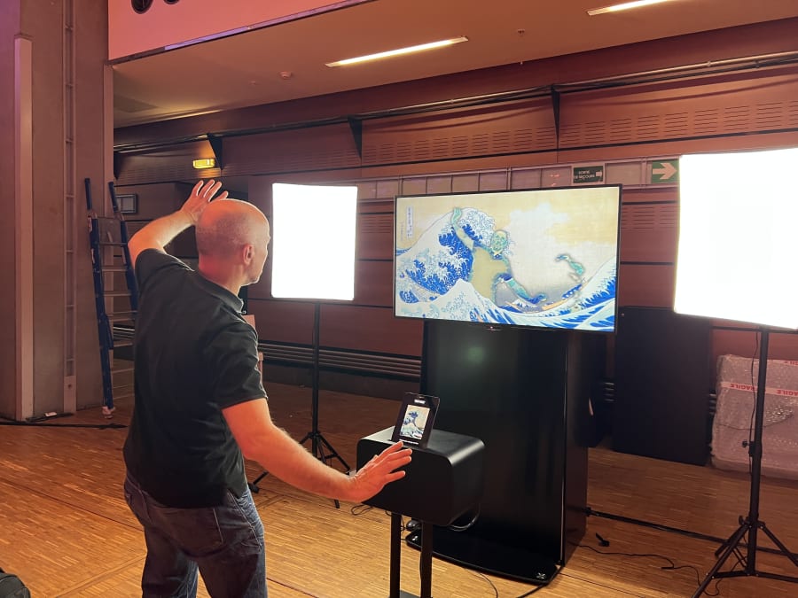 Animation Borne Photo "Devenez le chef-d'œuvre"