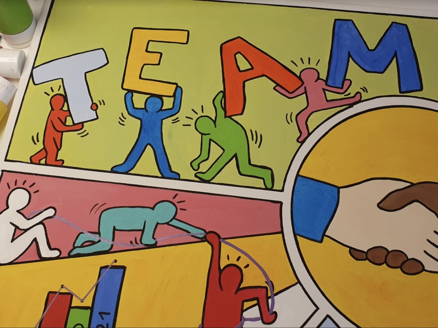 Team Building artistique : réalisation d'une œuvre collective