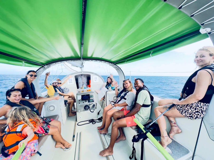 Excursion en bateau à voile en Guadeloupe depuis Baie-Mahault