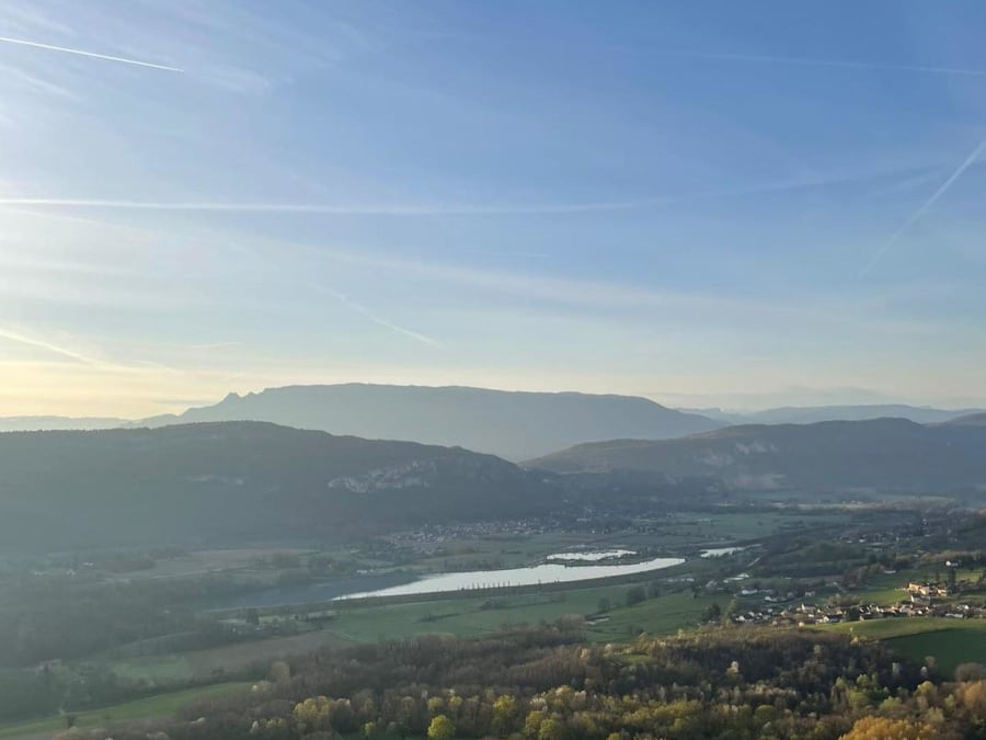 Vol en montgolfière au-dessus du lac du Bourget (73)