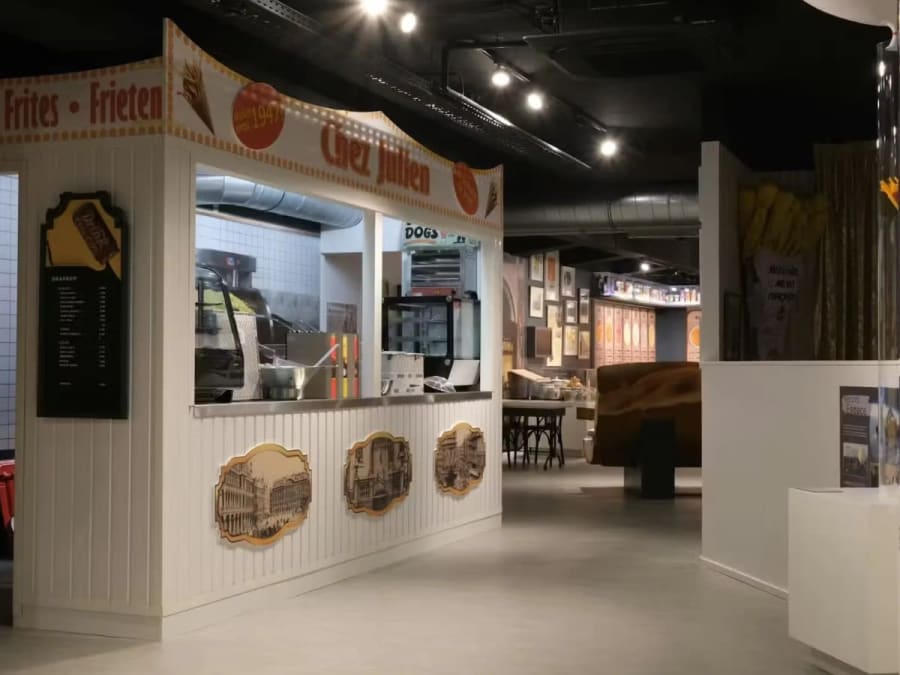 Entrada para el Museo de la Frite de Bruselas