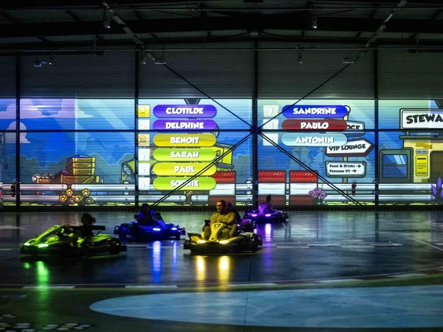 Karting indoor en réalité augmentée à Saint-Mard (77)
