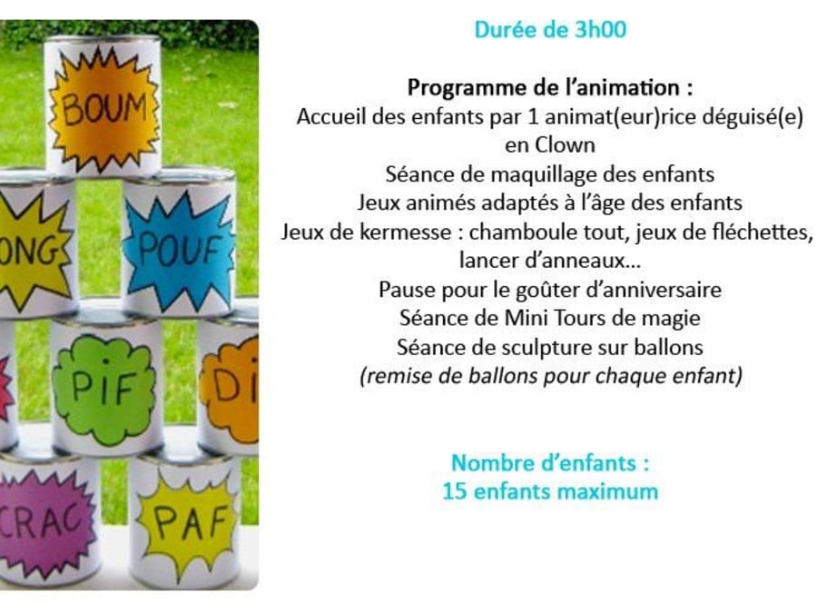 Anniversaire Kermesse 6 9 Ans A Domicile Idf Funbooker