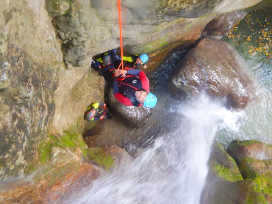 Canyoning au canyon du Versoud à La Rivière (38)