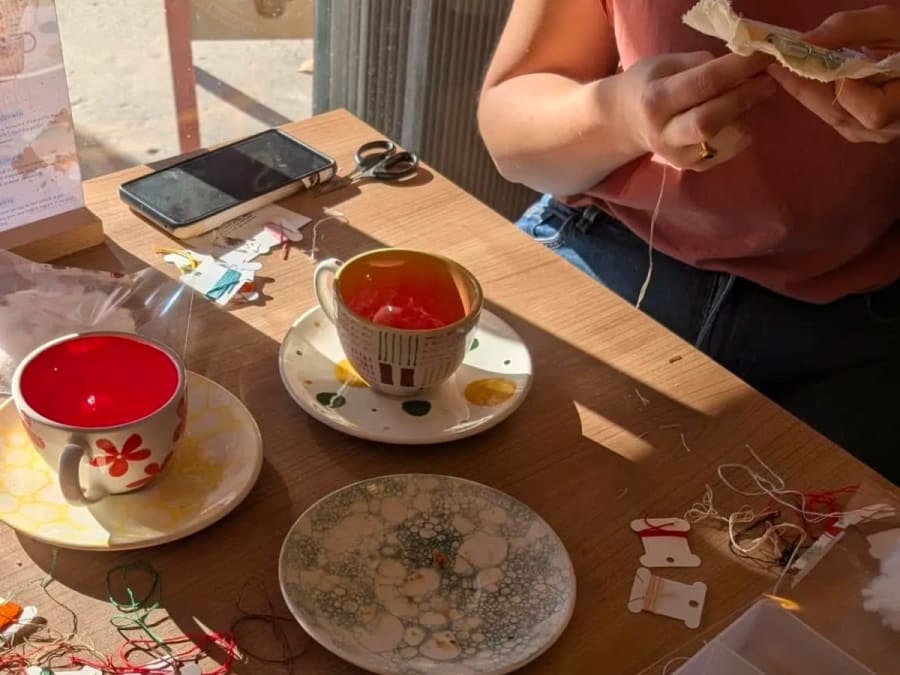 Easter Bunny embroidery workshop in Toulouse (31)