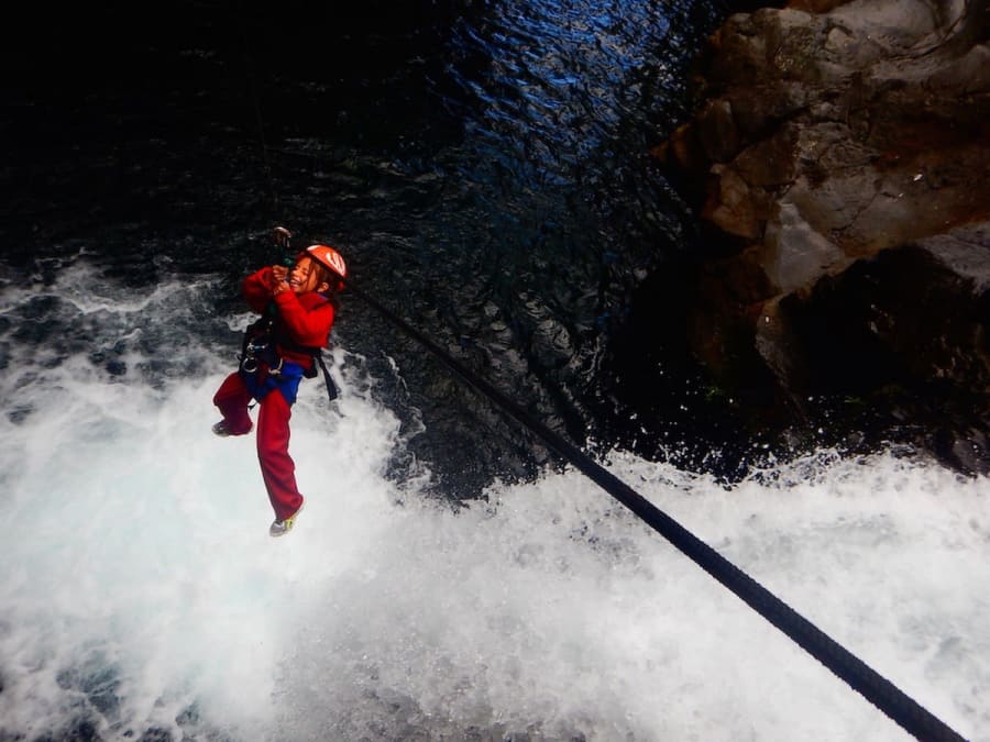 Canyoning Ti Grain Galet à la Réunion