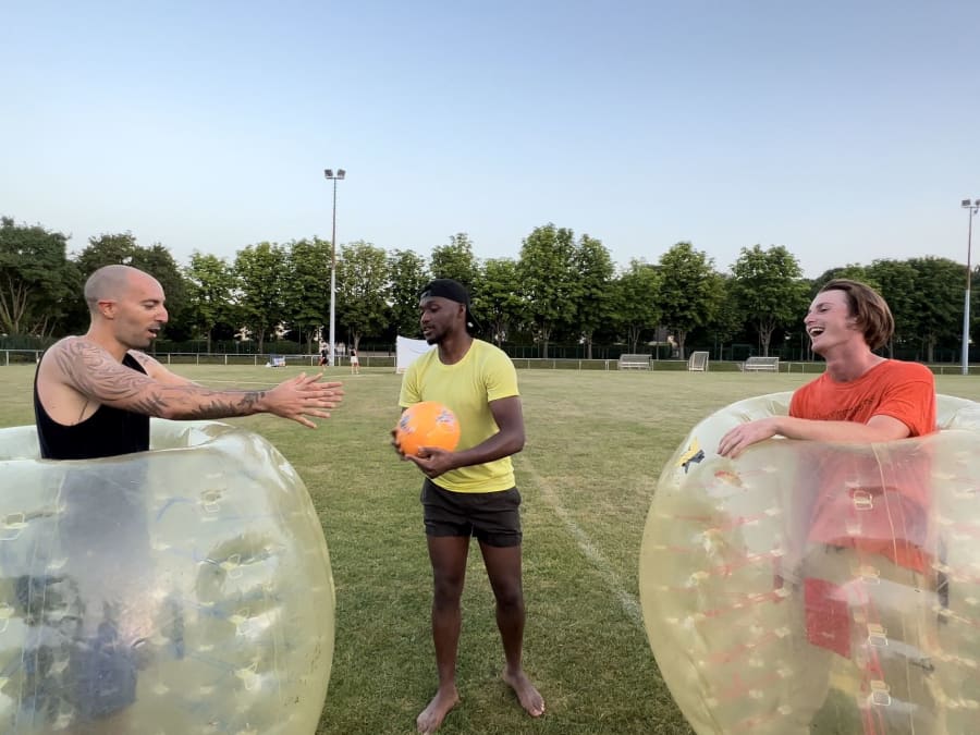 Team Building Bubble Foot mobile en IDF