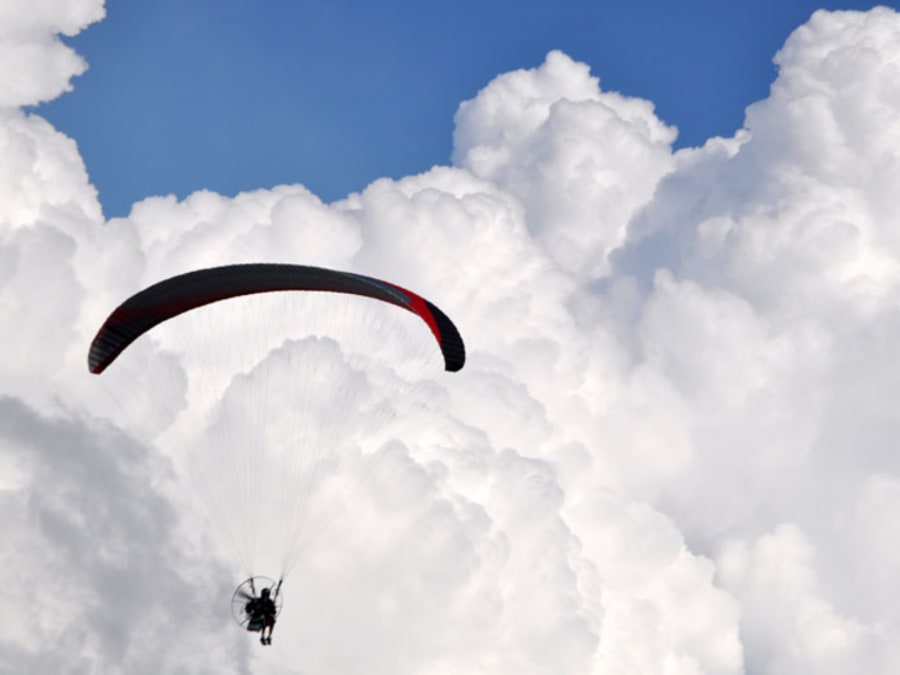 Vol en ULM Paramoteur à Assieu (38)