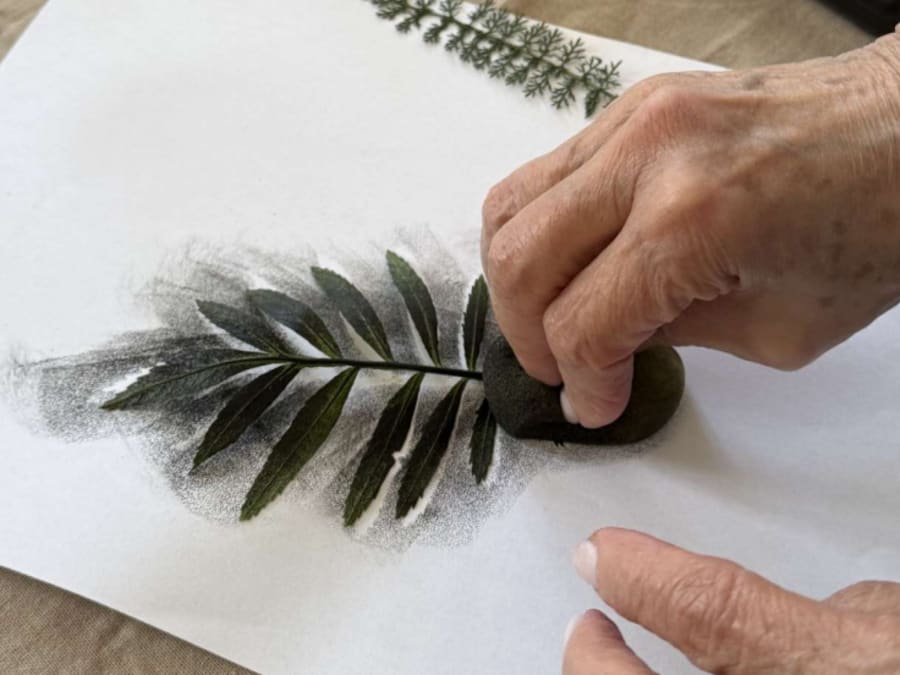 Team Building Atelier monotype végétal en Ile-de-France