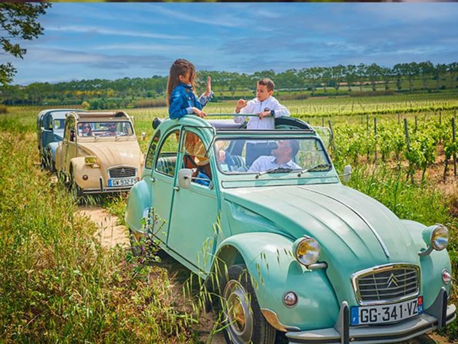Balade côté Terre en 2CV à Béziers
