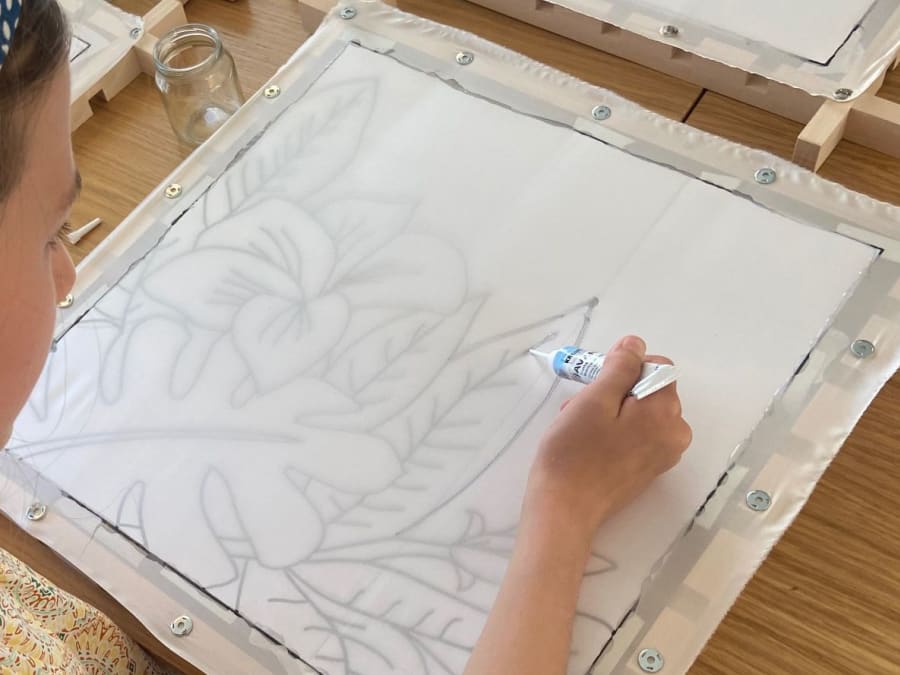 Anniversaire Peinture sur soie 11-15 ans à domicile (IDF)