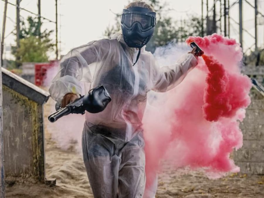 Paintball en el parque de aventuras Ice Mountain de Bélgica