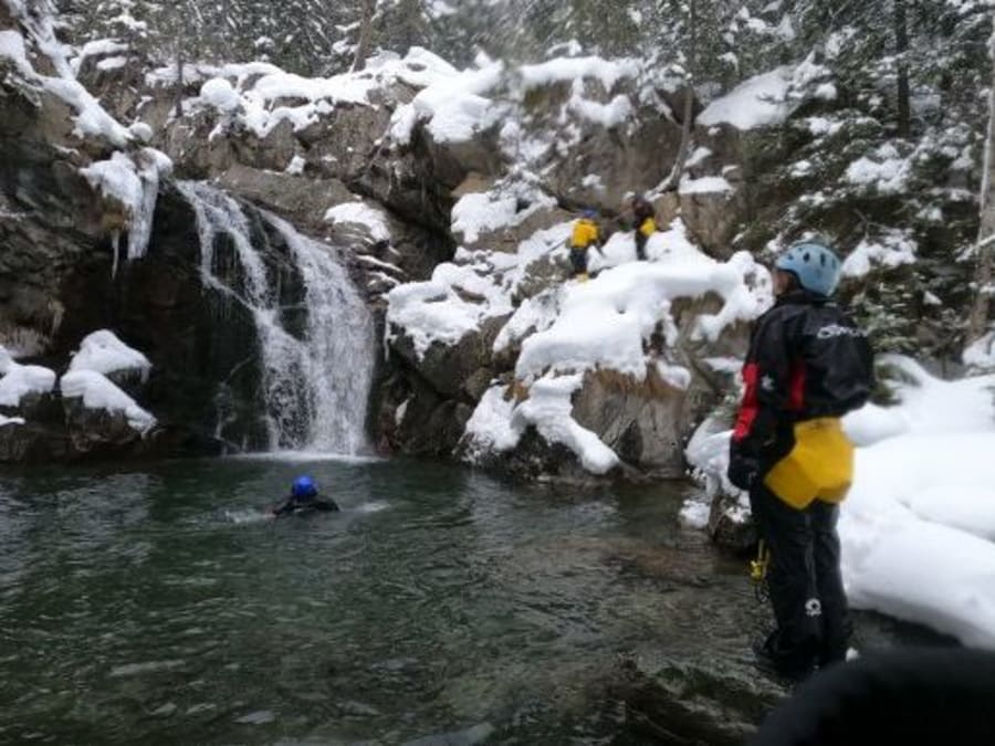 Canyoning Au Canyon De Barberine À Chamonix (74)