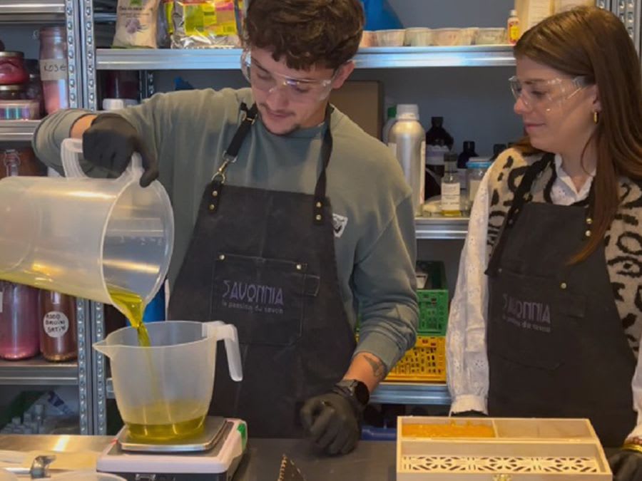 Taller de fabricación de jabón en Bergerac (24)