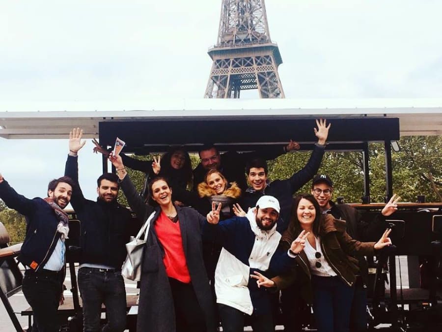 Balade insolite en Beer Bike à Paris