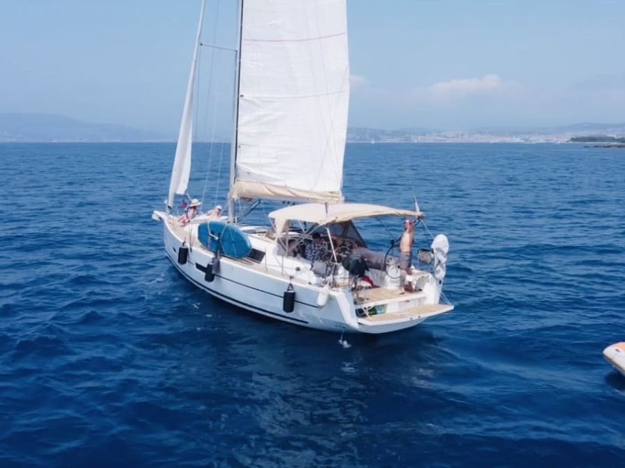 Demi-journée à bord d'un voilier à Cannes (06)