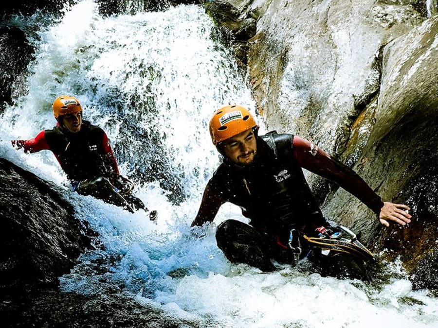 Canyoning sportif près de Prades (66)