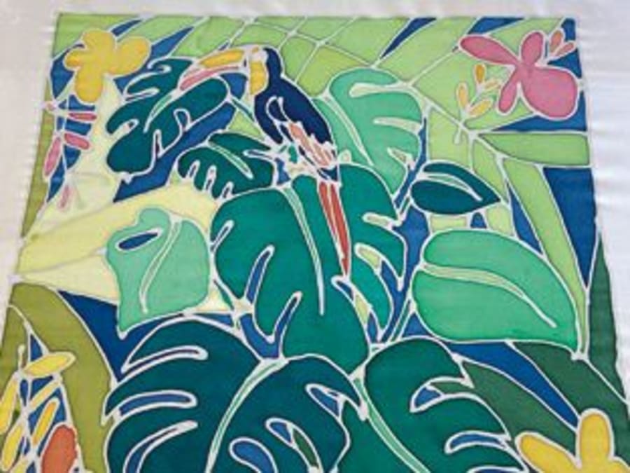 EVJF Peinture sur soie à domicile