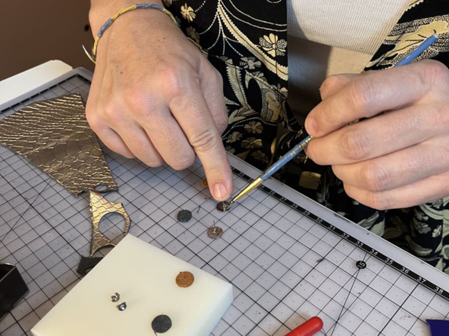 Taller de pendientes de cuero en Nantes (44)